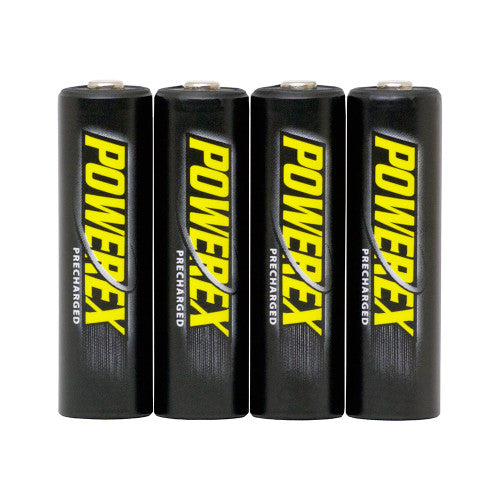Powerex Precharged AA Rechargeable NiMH Batteries 2600mAh (4-pack)