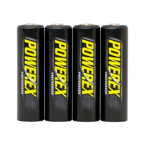 Powerex 预充电 AA 可充电镍氢电池 2600mAh（4 块装） 