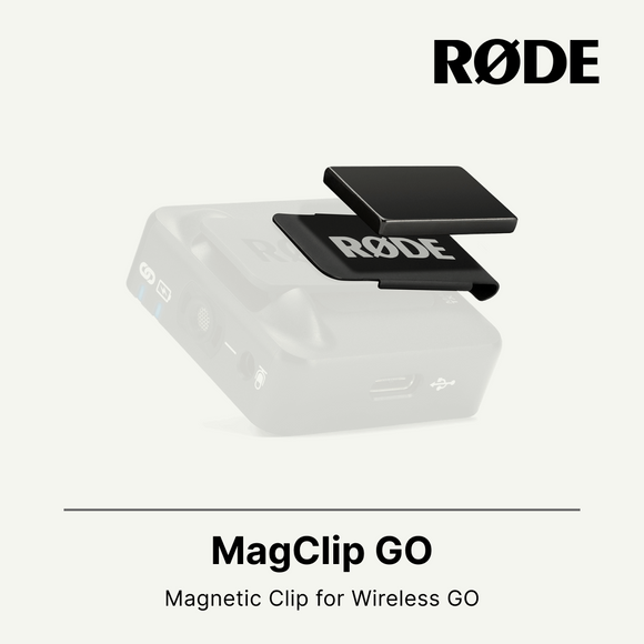 Rode MagClip GO 磁铁夹，适用于 Rode 无线 GO 发射器