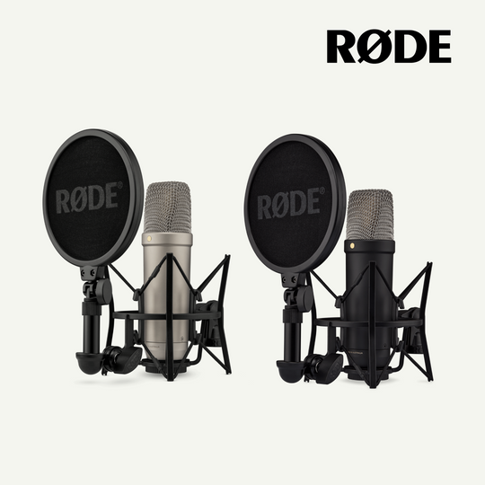 RODE NT1 5th Generation Cardioid Condenser XLR/USB Microphone 32-Bit Float for Podcast Stream