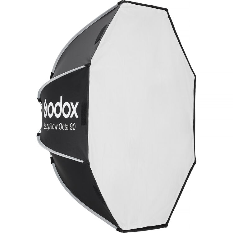 Octagonal softbox with Godox branding on a white background