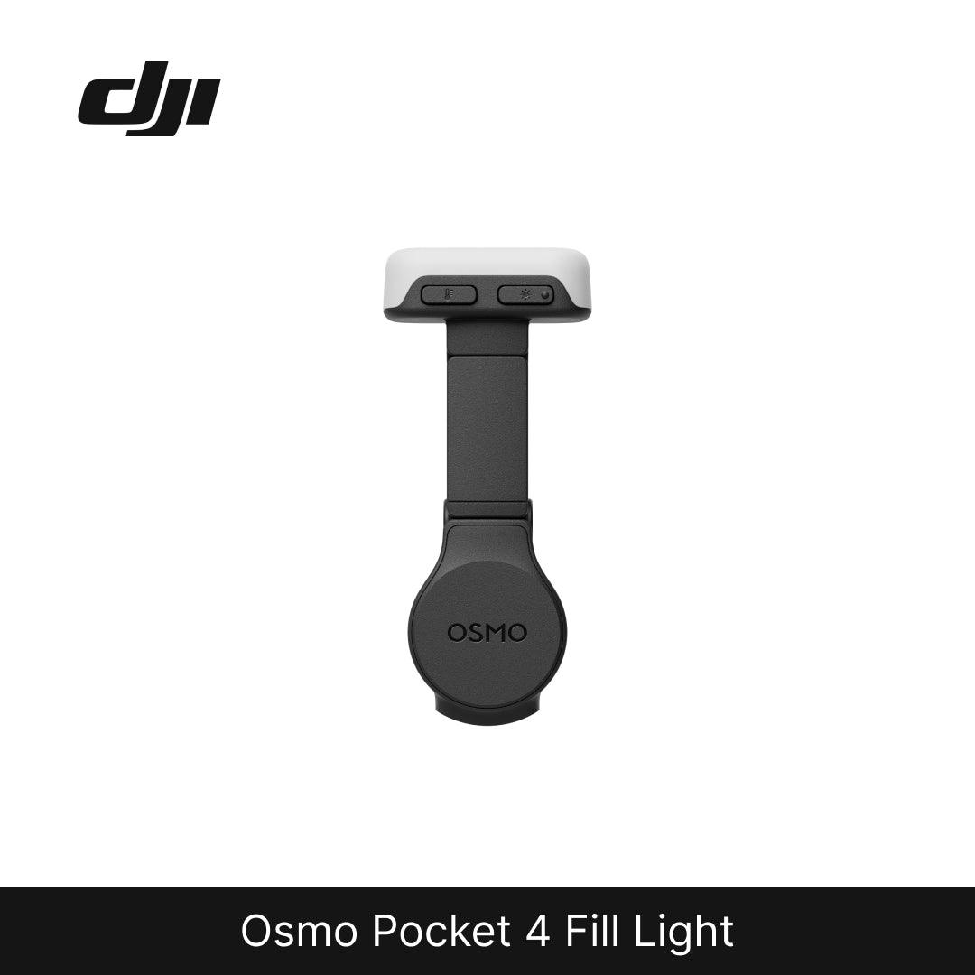 DJI Osmo Pocket 4 Fill Light on a white background