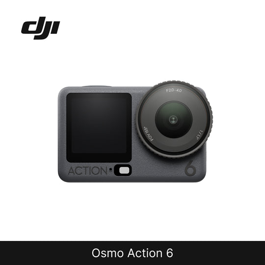 DJI Osmo Action 6 action camera on a white background