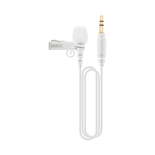 Rode Lavalier GO Omnidirectional Lavalier Microphone for Wireless GO Systems (White)