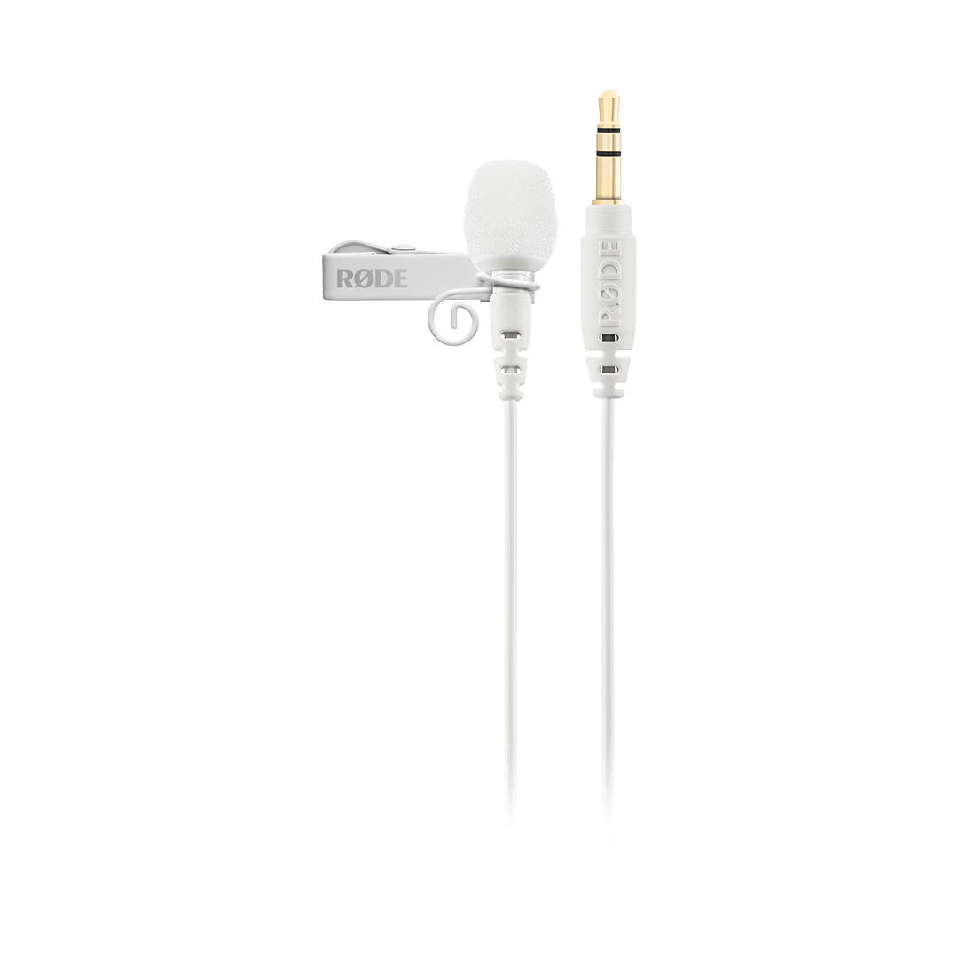 Rode Lavalier GO Omnidirectional Lavalier Microphone for Wireless GO Systems (White) - Red Dot Photo
