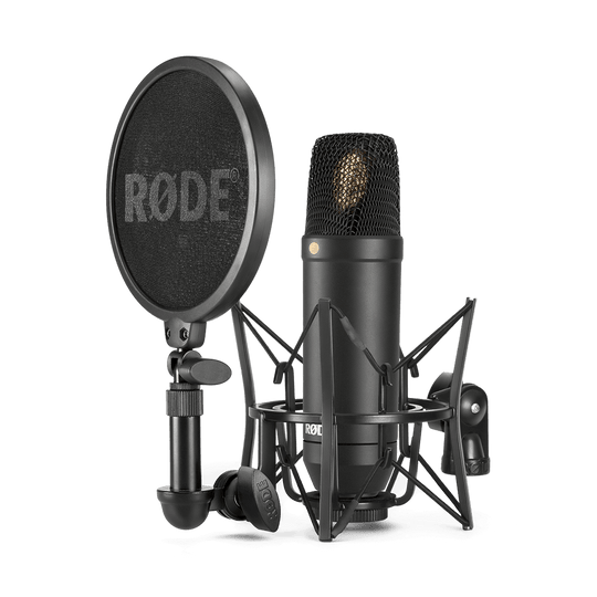 Rode NT1 Kit Condenser Microphone with SM6 Shock Mount and Pop Filter