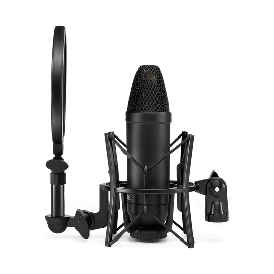 Rode NT1 Kit Condenser Microphone with SM6 Shock Mount and Pop Filter