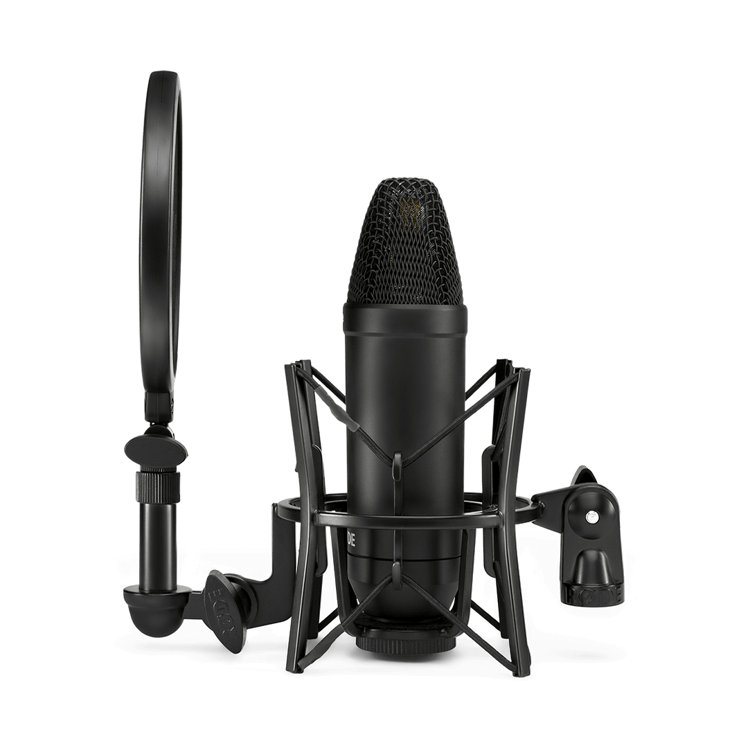 Rode NT1 Kit Condenser Microphone with SM6 Shock Mount and Pop Filter