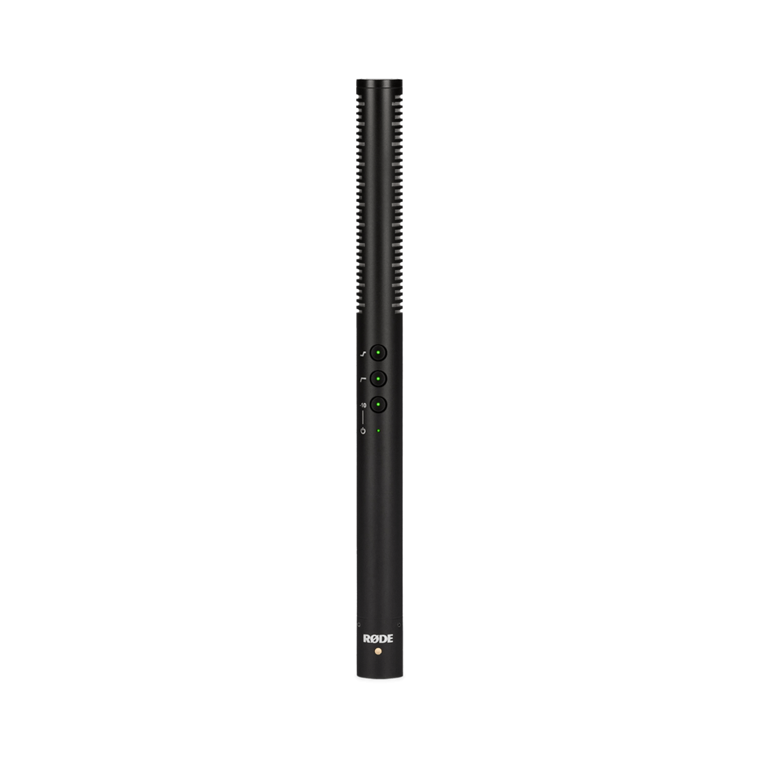 Rode NTG4+ Shotgun Microphone with Digital Switches and Built-In Rechargeable Battery