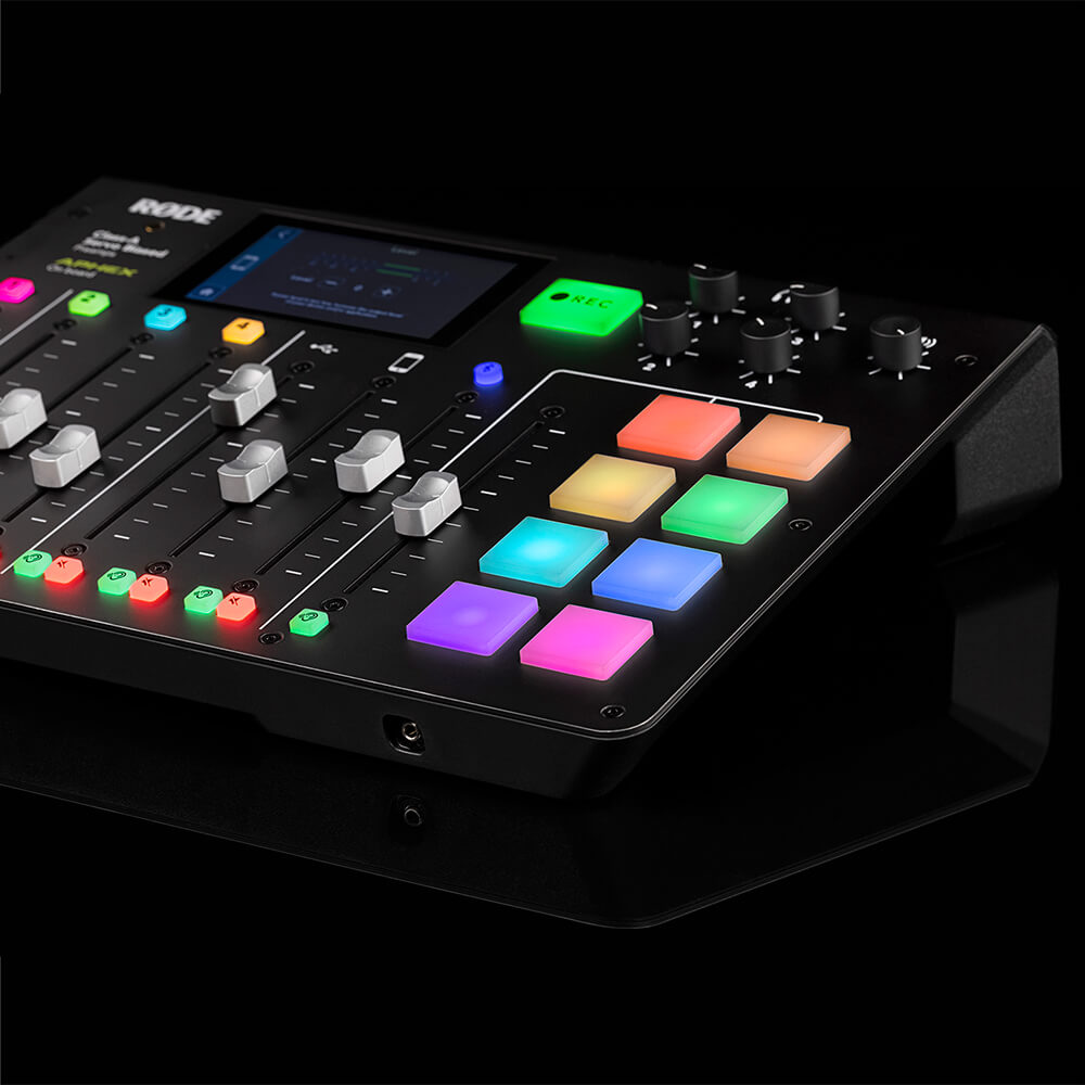 Rode RODECaster Pro Integrated Podcast Production Studio 4-Channel Audio Mixer USB Interface
