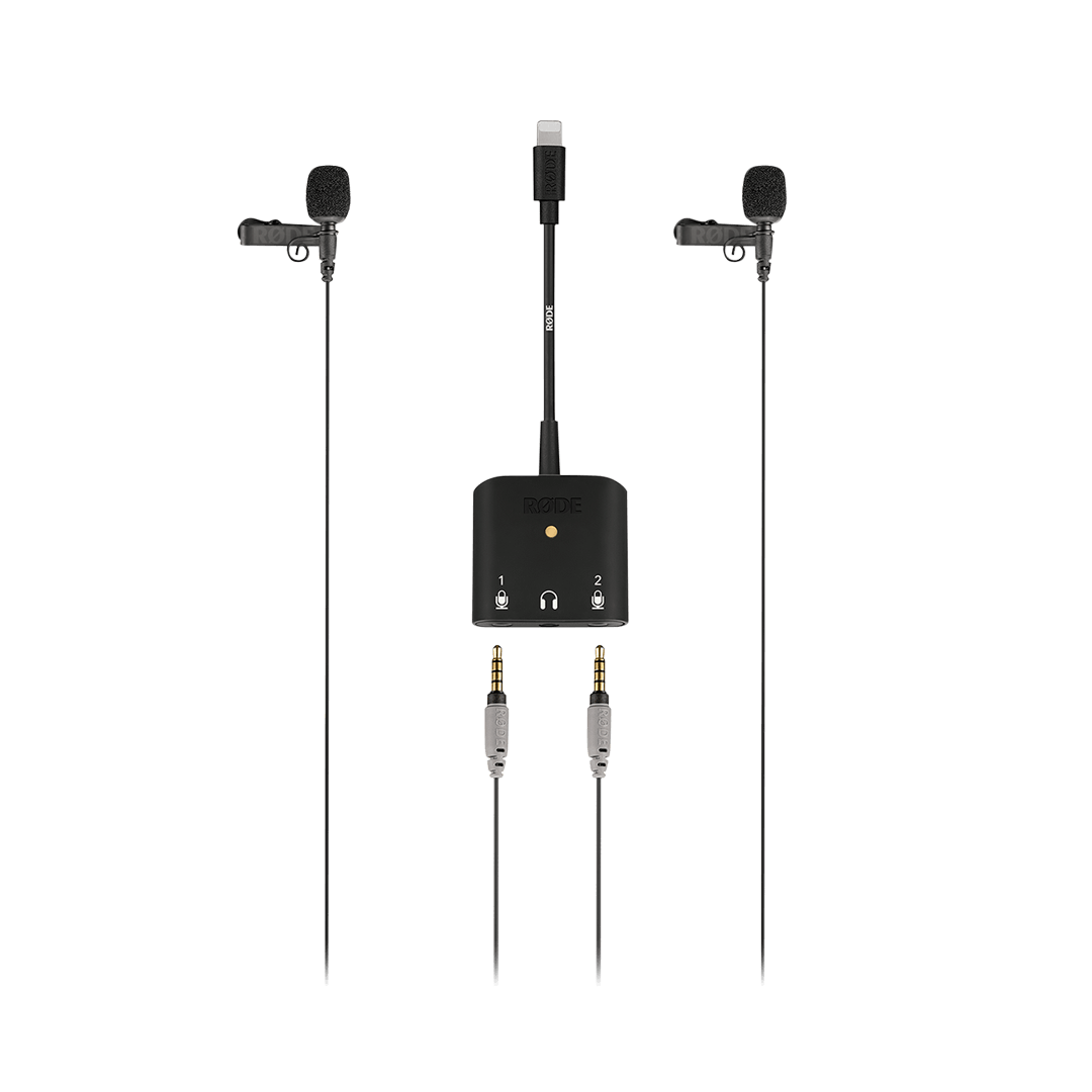 Rode SC6-L Mobile Interview Kit with Interface & 2 smartLav+ Microphones - Red Dot Photo