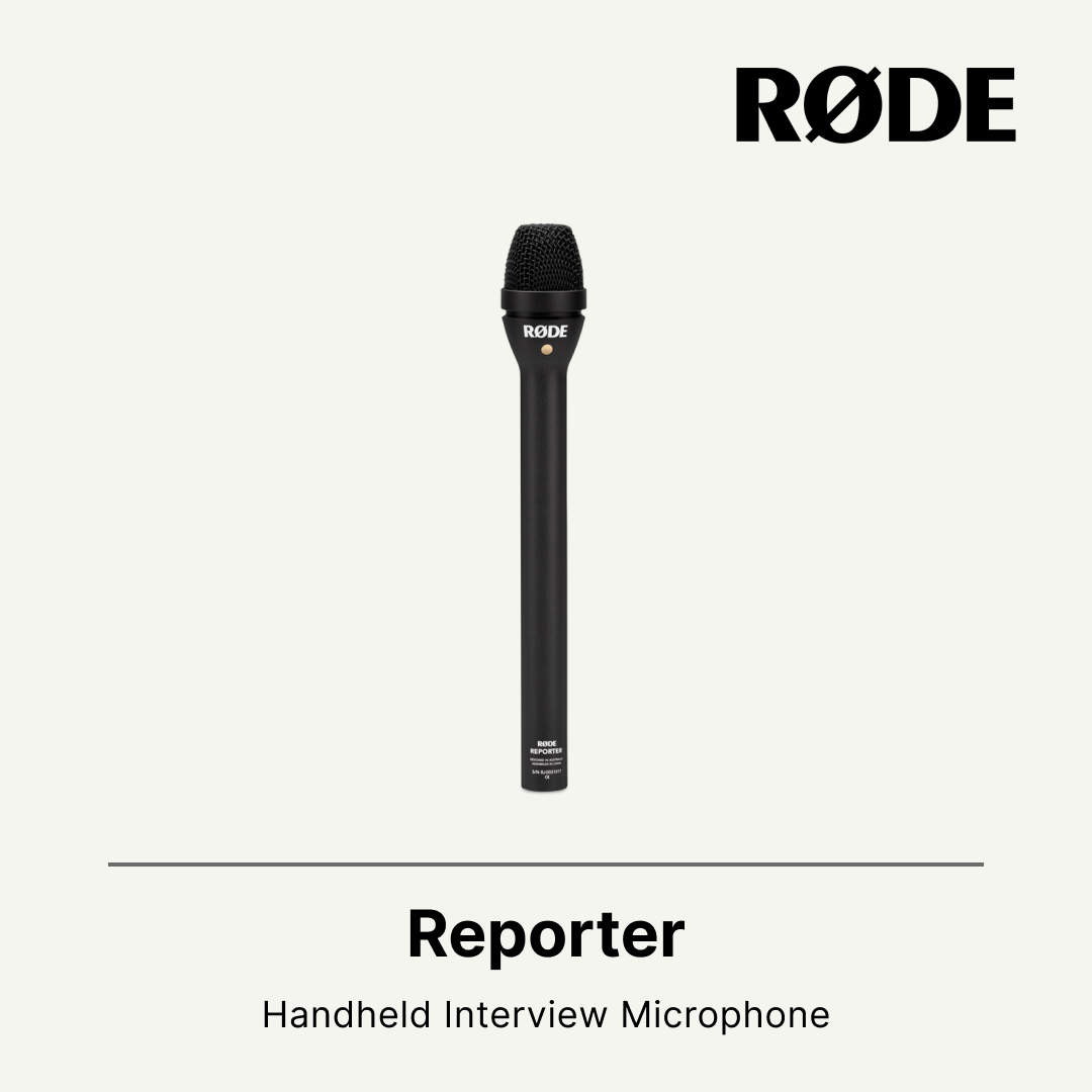 Rode Reporter 带 XLR 接口的全向手持采访麦克风