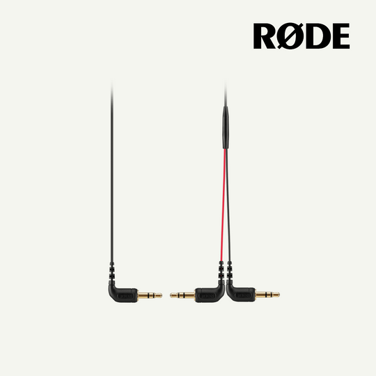 Rode SC11 3.5mm Right Angle TRS Splitter Cable for Dual Audio Input Microphone Wireless Go