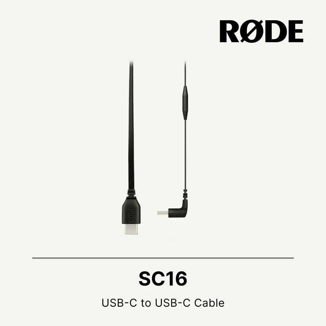 Rode SC16 Straight USB Type-C to Right-Angle USB Type-C Cable 30cm ...