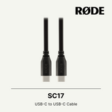 Rode SC17 USB-C 转 USB-C 电缆 1.5m 长（与 SC16 类似）
