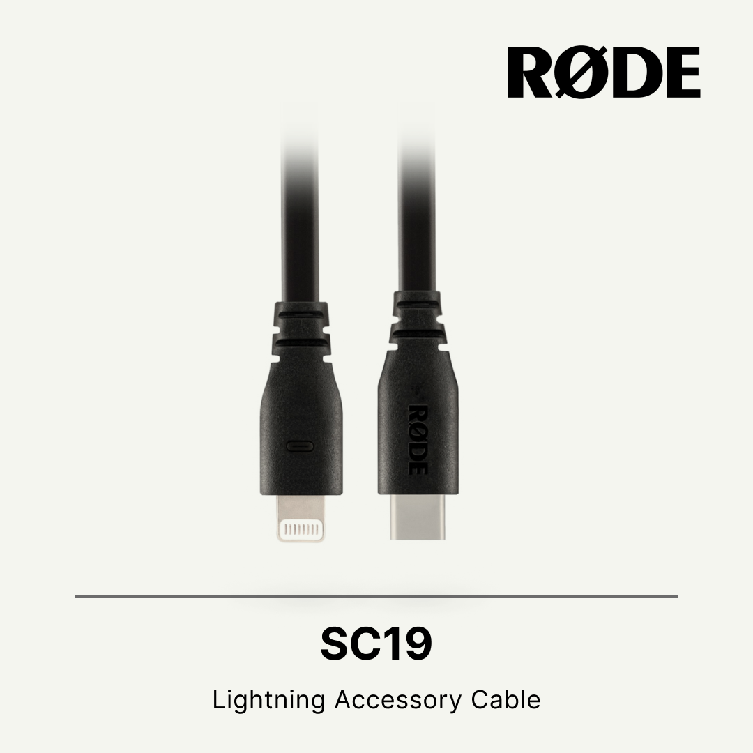Rode SC19 USB C TO LIGHTNING Cable 150cm Long (Similar to SC15)