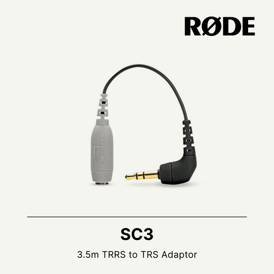 Rode SC3 3.5mm TRRS to TRS Adaptor for smartLav
