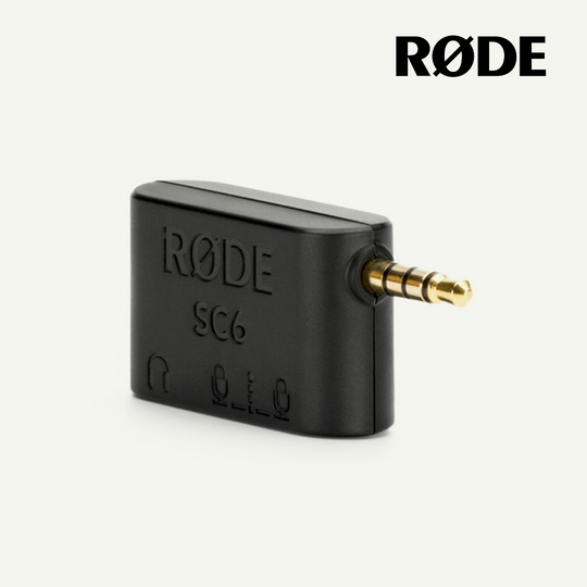Rode SC6 3.5mm Dual TRRS input and headphone output for smartphones