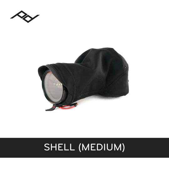 Peak Design Shell Medium Form-Fitting Rain and Dust Cover (Black)