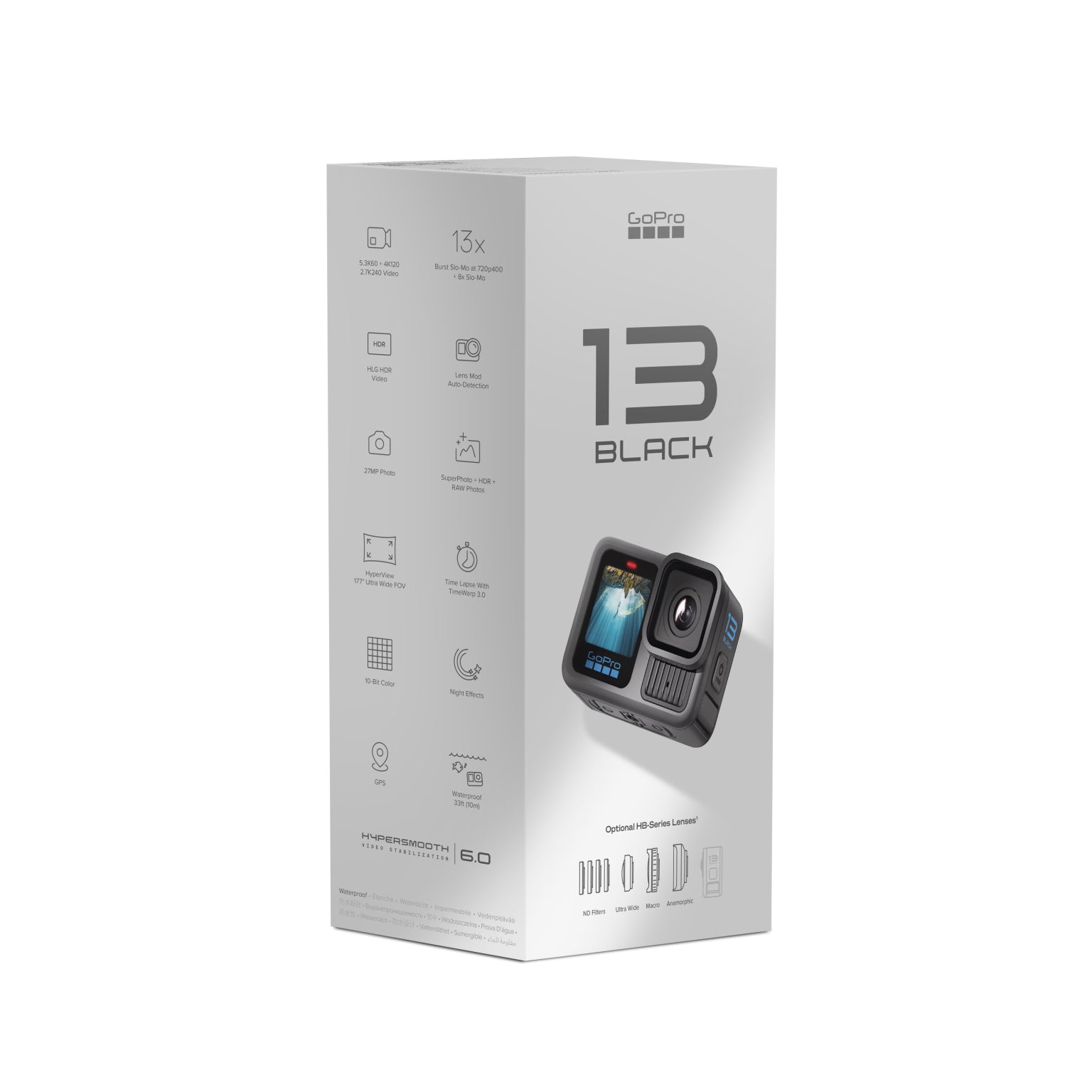 【新品★未開封】GoPro HERO 13 BLACK GoPro HERO13 Black - Waterproof action camera with 5.3K60 video