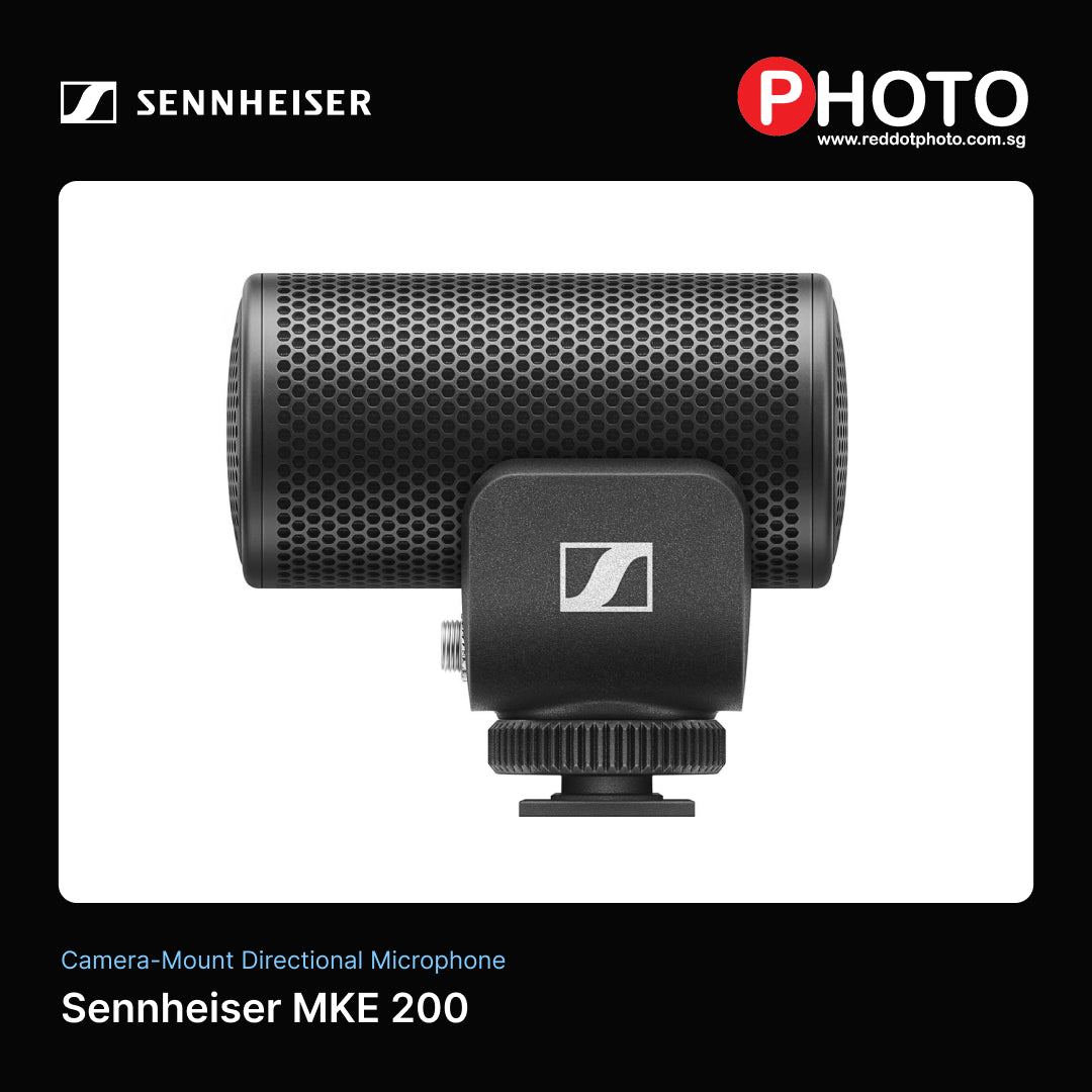 Sennheiser MKE 200 Ultracompact Camera-Mount Directional Microphone