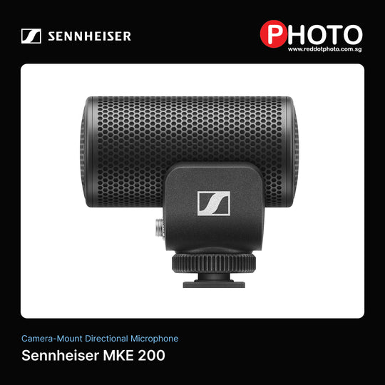 Sennheiser MKE 200 Ultracompact Camera-Mount Directional Microphone