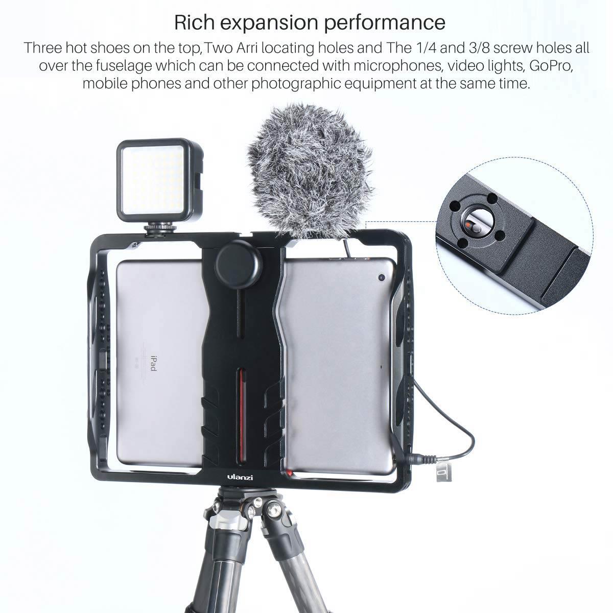 iPadアクセサリー u-chan Ulanzi U-Pad Metal Rig Cage for Ipad – Red Dot Photo