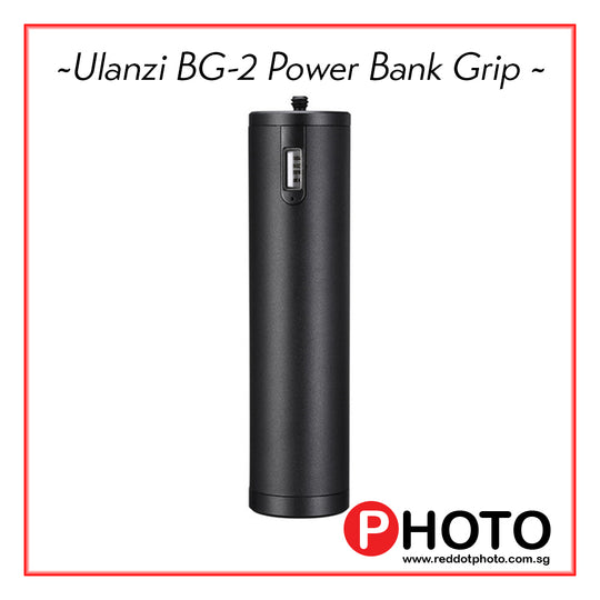 Ulanzi BG-2 6800mAh USB Power Bank Handgrip Handle Camera Gimbal Phone Rig Grip Accessory
