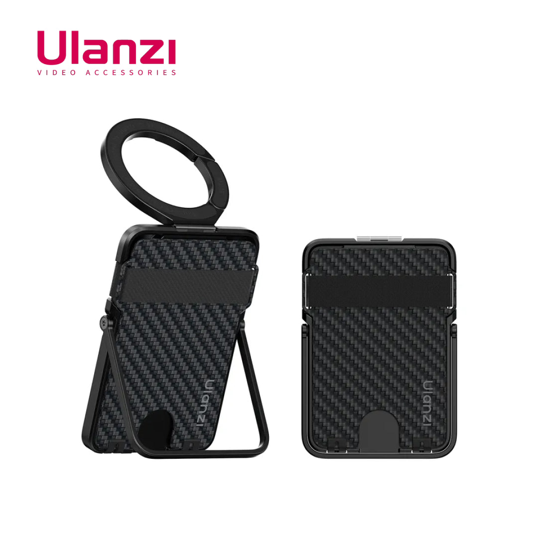Ulanzi ML25 MagLock Cardholder with Ulanzi branding on a white background
