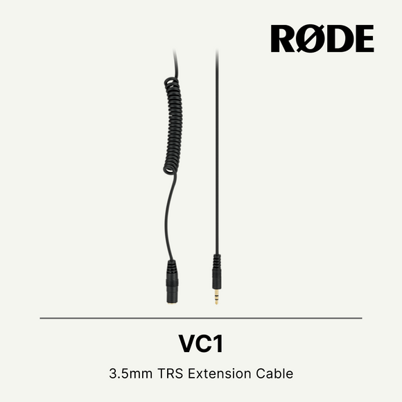 Rode VC1 3.5mm TRS 相机麦克风延长线（10'）