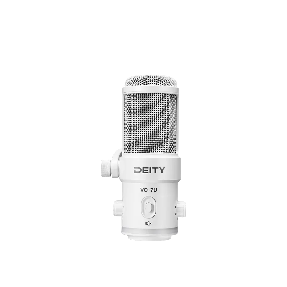 Deity VO-7U Dynamic USB Streamer Microphone With RGB Lights with Tripod Kit (Black, White)