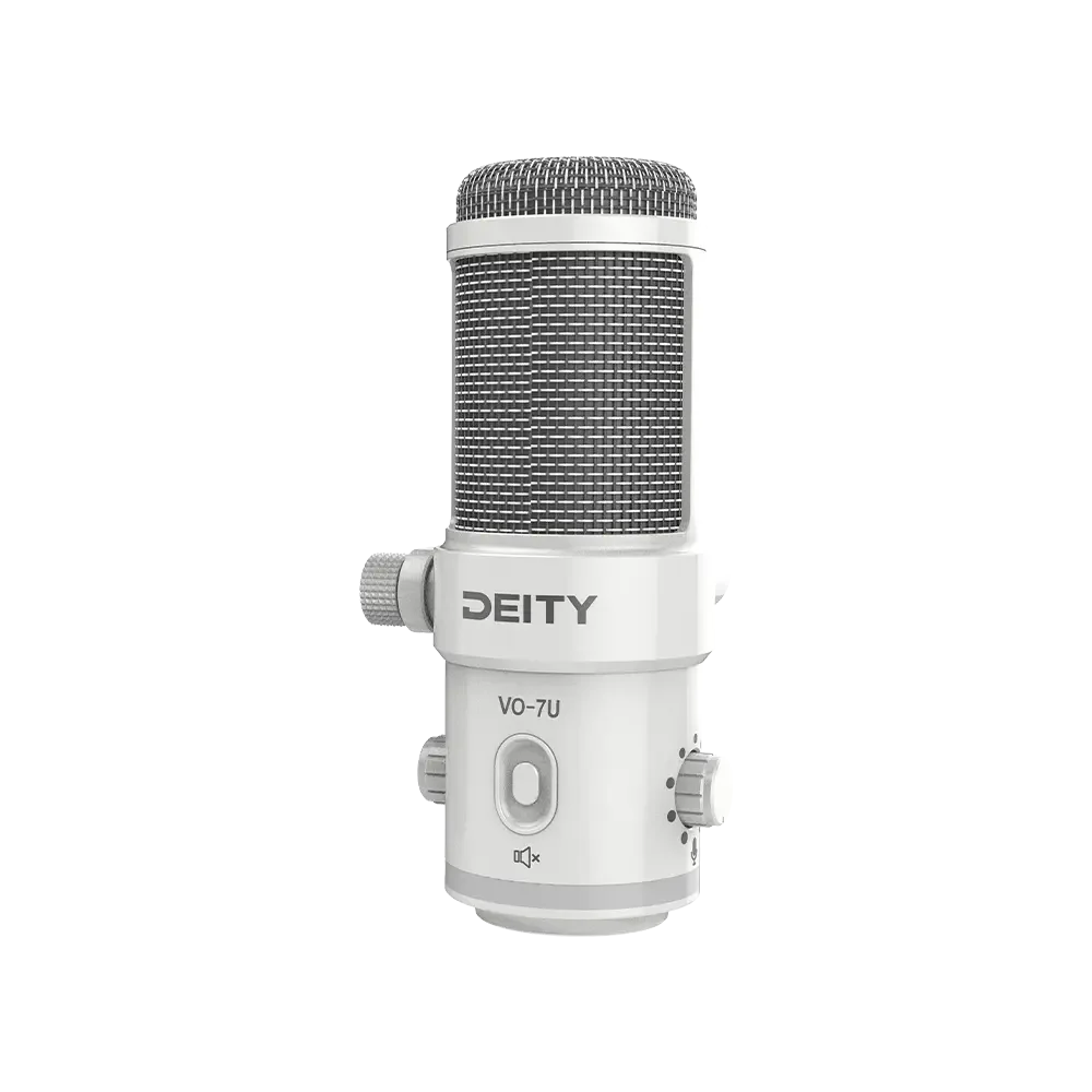 Deity VO-7U Dynamic USB Streamer Microphone With RGB Lights with Tripod Kit (Black, White)
