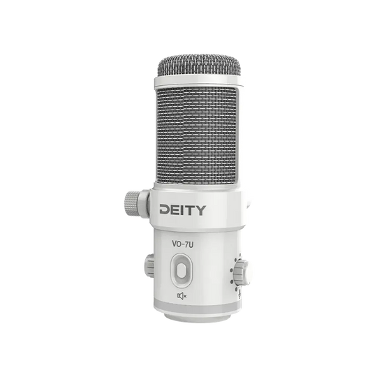 Deity VO-7U Dynamic USB Streamer Microphone With RGB Lights with Tripod Kit (Black, White)