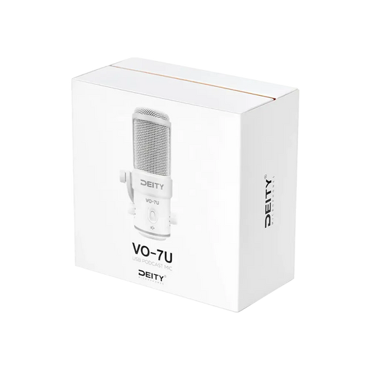 Deity VO-7U Dynamic USB Streamer Microphone With RGB Lights with Tripod Kit (Black, White)