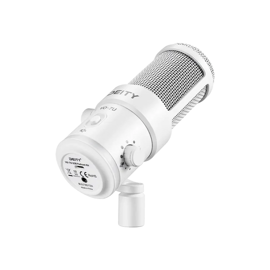 Deity VO-7U Dynamic USB Streamer Microphone With RGB Lights with Tripod Kit (Black, White)