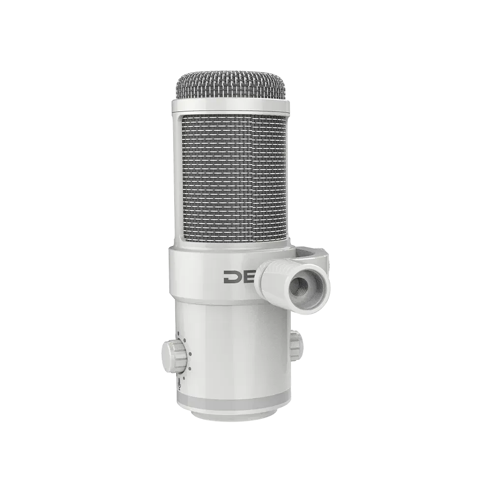 Deity VO-7U Dynamic USB Streamer Microphone With RGB Lights with Tripod Kit (Black, White)