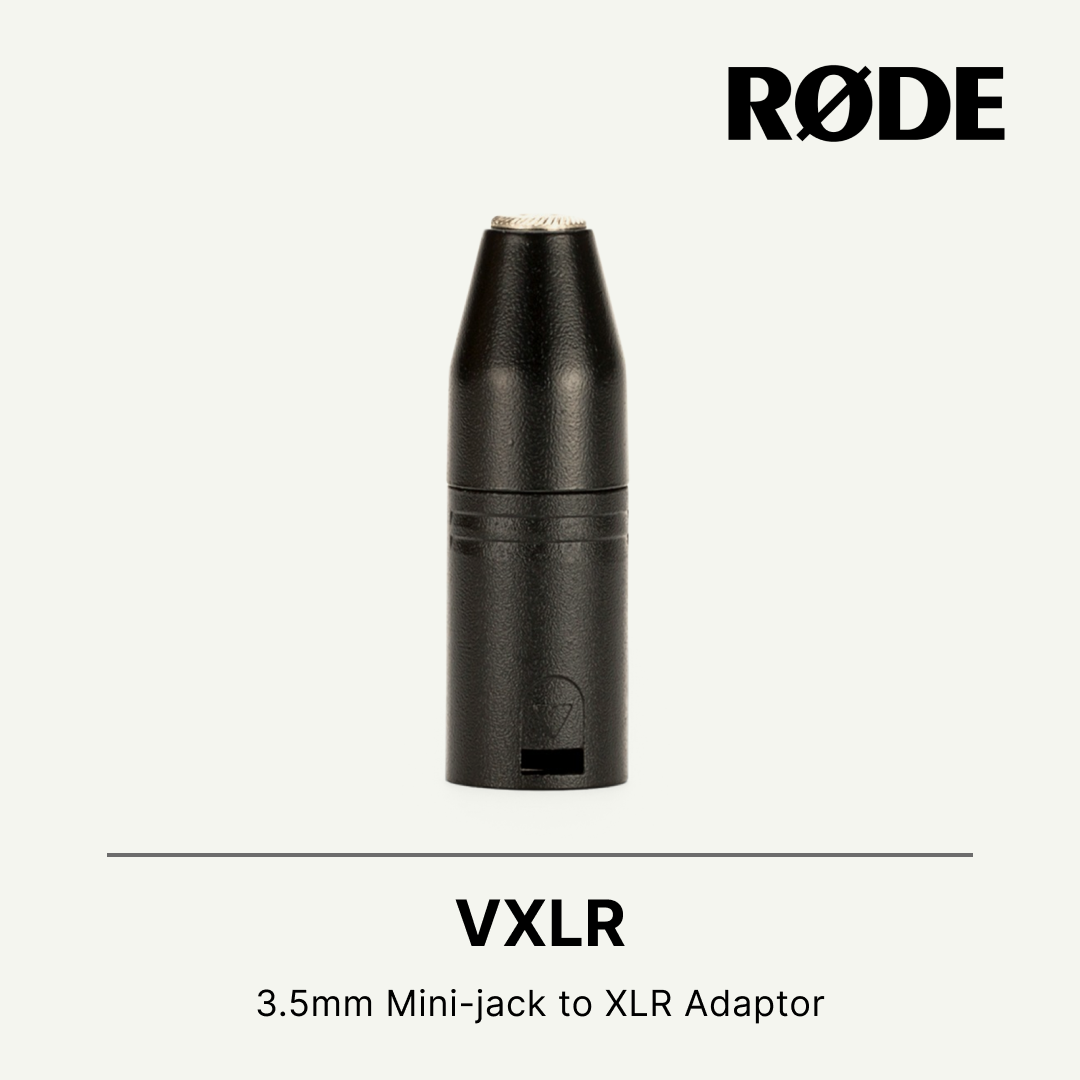 Rode VXLR 3.5mm TRS Female to XLR Male Adapter