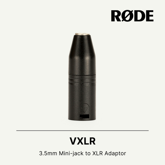 Rode VXLR 3.5mm TRS 母头转 XLR 公头适配器