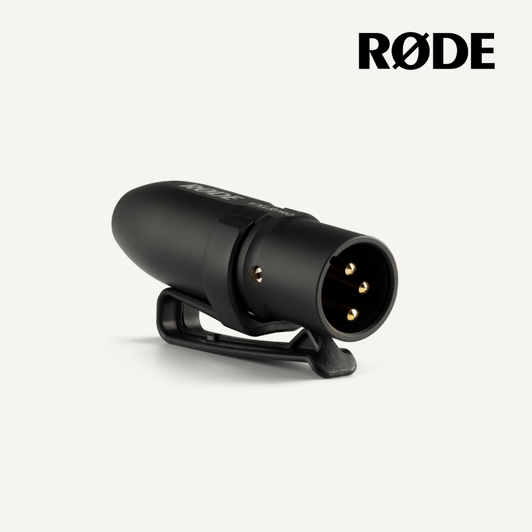 Rode VXLR Pro Transformer-Balanced 3.5mm TRS Female to XLR Male Adapter with Phantom-Power Converter - Red Dot Photo