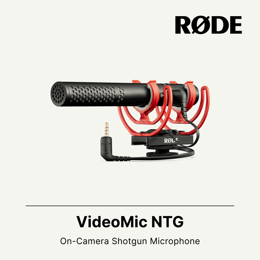 Rode VideoMic NTG 混合模拟/USB 摄像头安装枪式麦克风