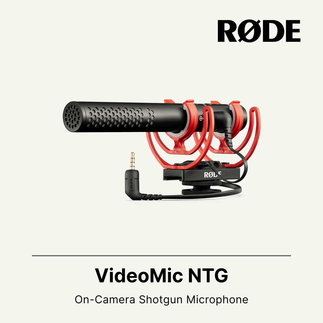 Rode VideoMic NTG Hybrid Analog/USB Camera-Mount Shotgun Microphone