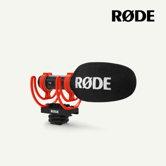 Rode VideoMic GO II Ultracompact Analog/USB Camera-Mount Shotgun Microphone