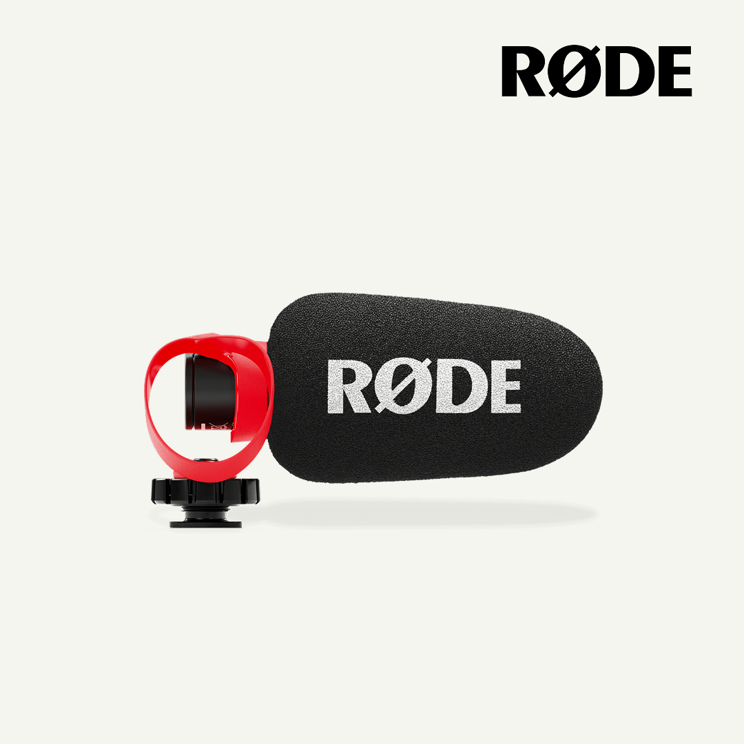 RODE VideoMicro II Ultracompact Camera-Mount Shotgun Microphone for Cameras and Smartphones - Red Dot Photo