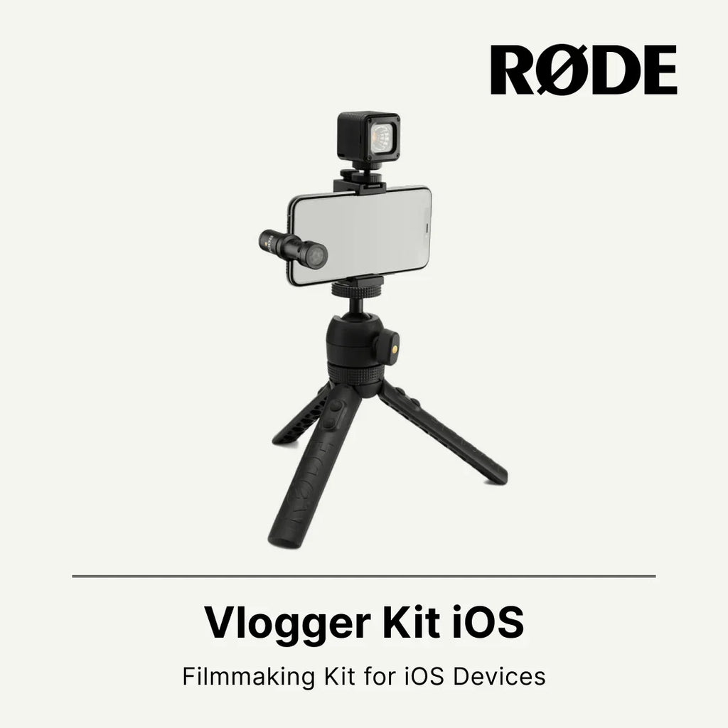 Rode IOS Edition Vlogger kit with Video Micro IOS – Red Dot