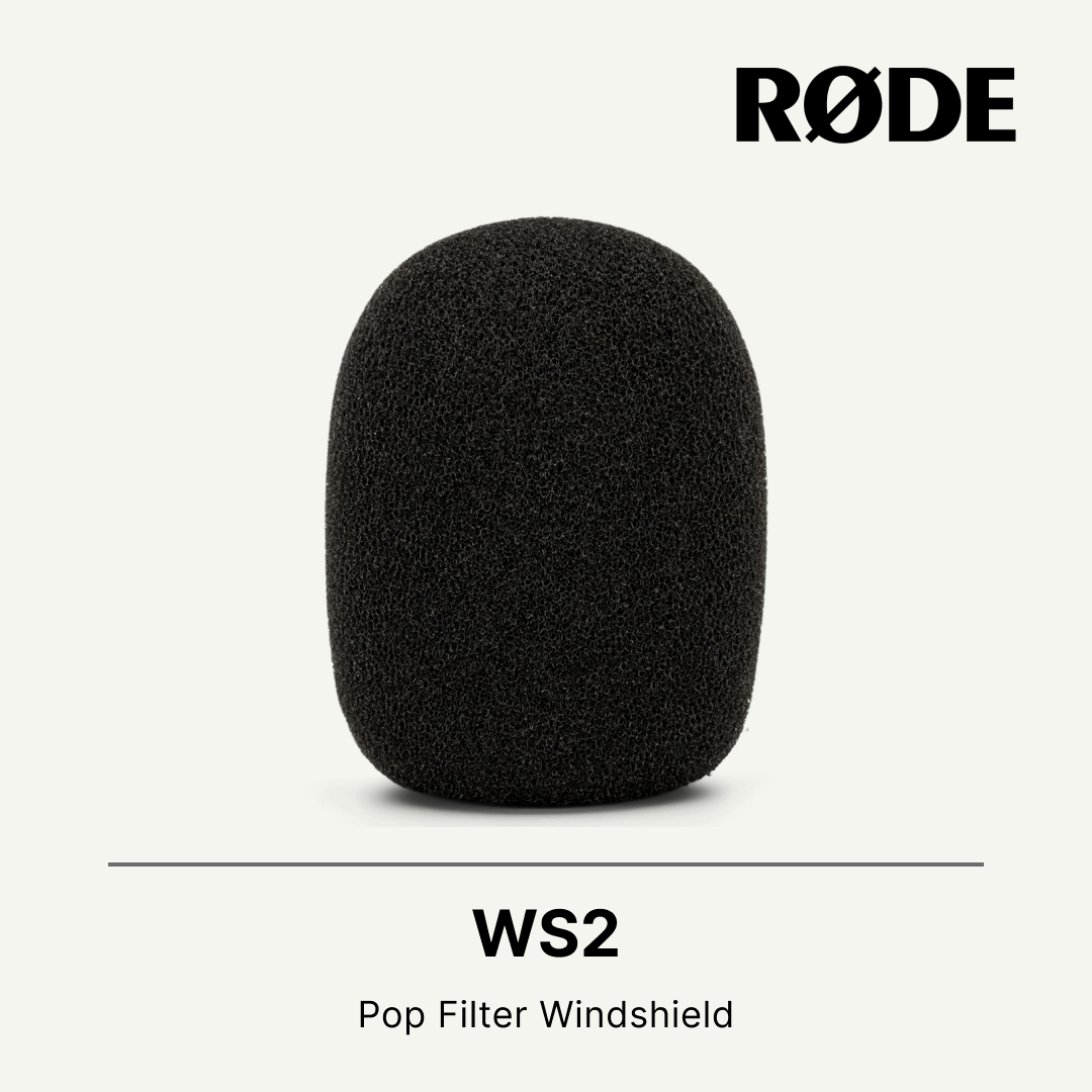 Rode WS2 Pop filter WindScreen for Rode PodMic Procaster NT1A