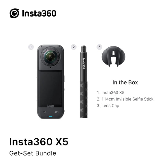 Insta360 X5 - 8K30fps 360 Action Camera