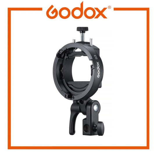 Godox S3 Bracket on a white background with Godox branding.
