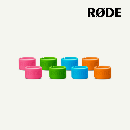 Rode XLR-ID Color-Coordinated XLR Rings (Set of 8) Cable Color Label Identifier