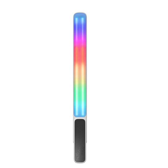Colorful LED light stick on a white background