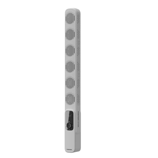 A tall, slim white RGB Light Stick Handheld with circular vent grates and a small control dial near the bottom, shown on a plain white background.